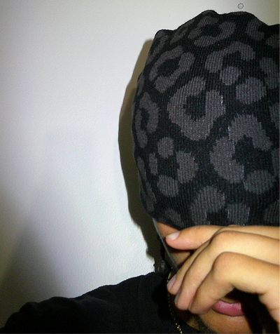 Reversible Cheetah Print Beanie