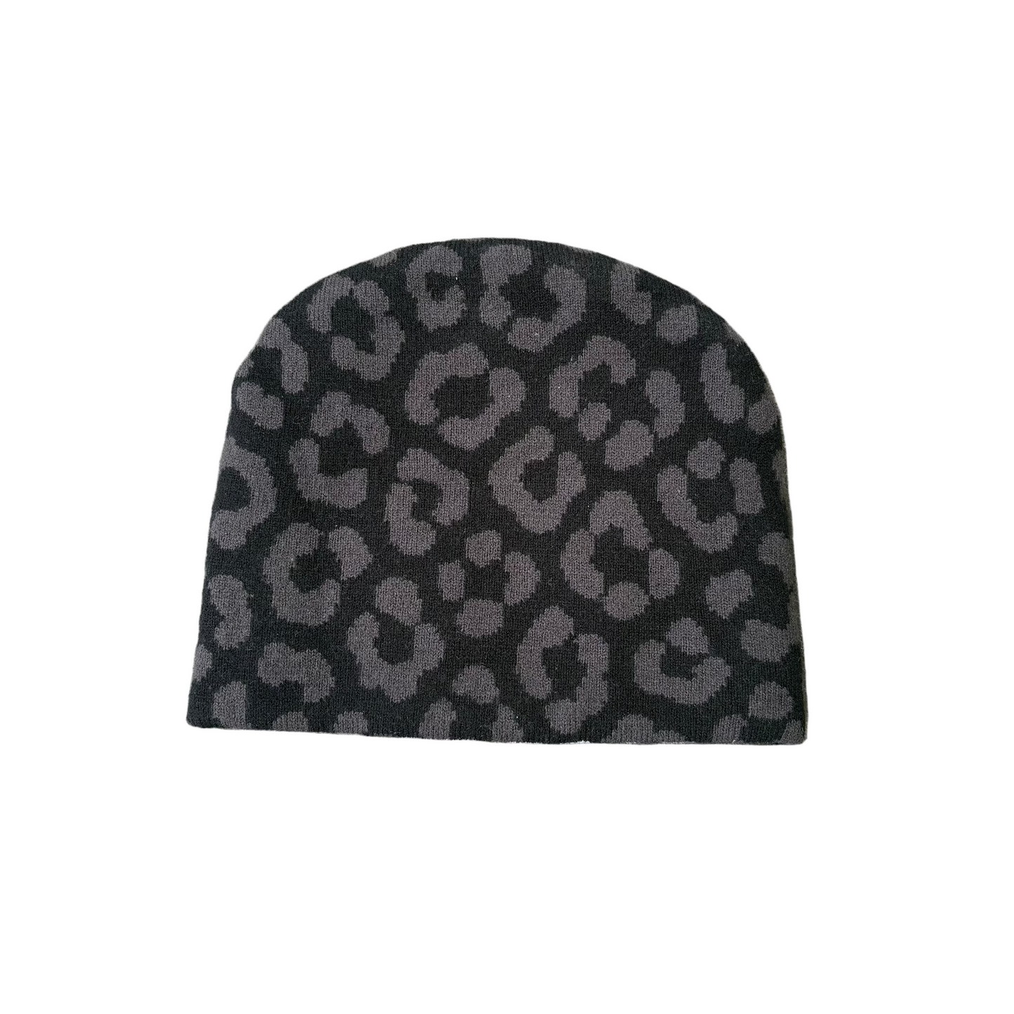 Reversible Cheetah Print Beanie